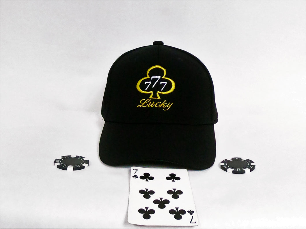 Lucky 7's Gold on Black Hat