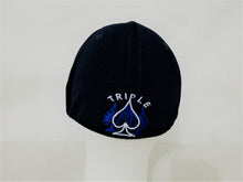 Load image into Gallery viewer, Black Jack Black on Navy Hat
