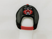 Load image into Gallery viewer, King Ace Red on Black Tucker hat
