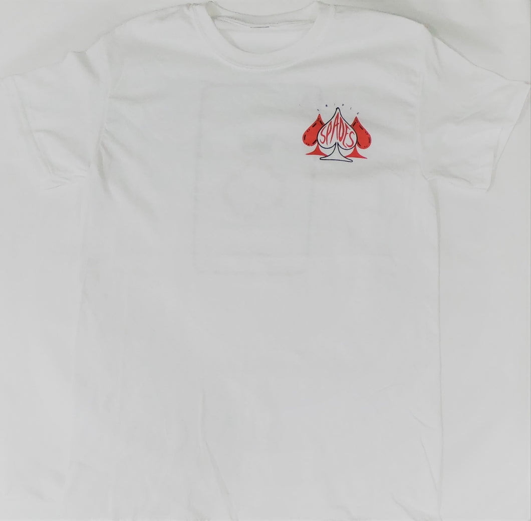 King Ace Red on White T-Shirt